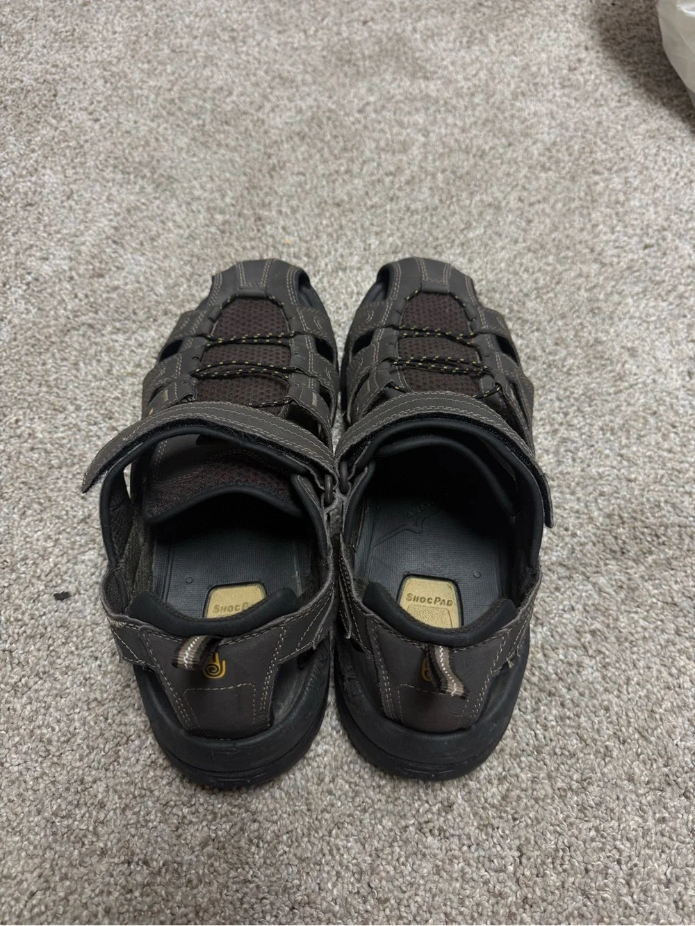 Teva Forebay Fisherman Sport Hiking Sandals Men's Size 11 Brown Adjustable Sport